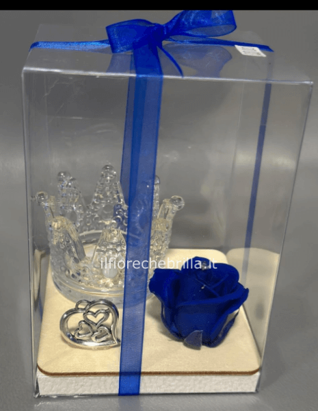 rosa stabilizzata coroncina 