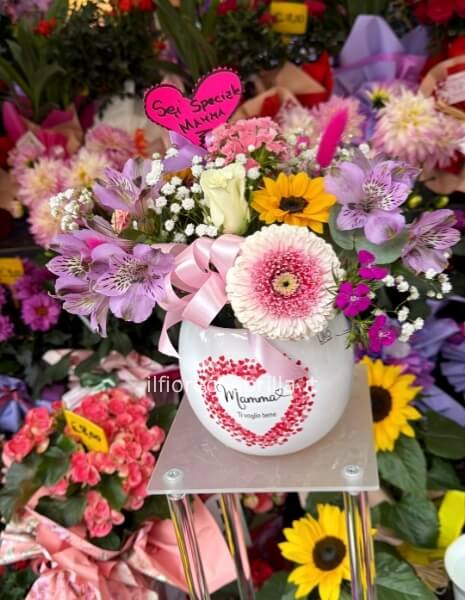 Vaso con fiori