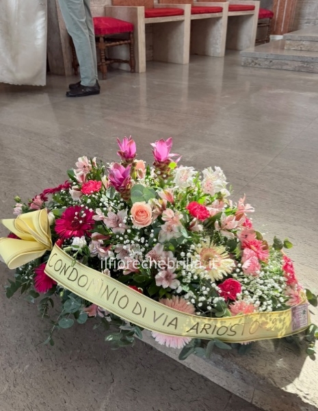 Cuscino funebre donna