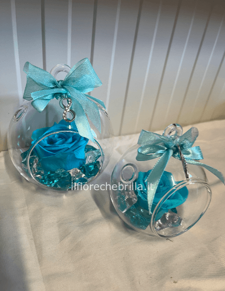 Rosa stabilizzata grande e piccola